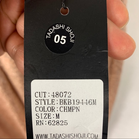 Tadashi Shoji Surplice Sequin Dress - Picture 13 of 15